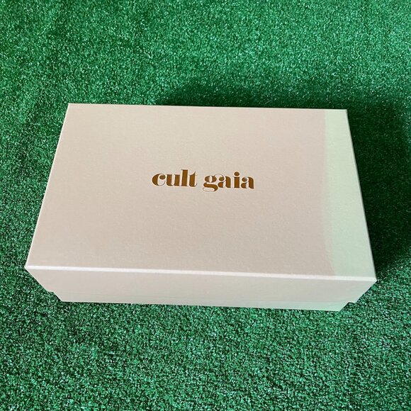 Cult Gaia Authentic Empty Sturdy Beige Shoe Box Soleil Heel Sand  The Cult Gaia - Picture 2 of 10